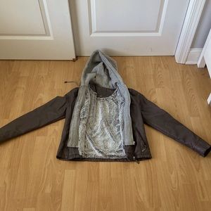 Purple leather jacket